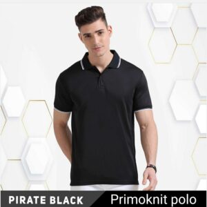 Primoknit Tipping Polo Pirate Black