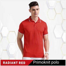 Primoknit Tipping Polo Radiant Red