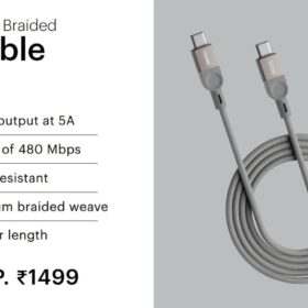 100W Braided Magnetic Cable