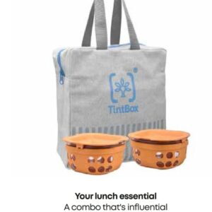 TintBox Borosilicate Glass Lunch Box Set of 2